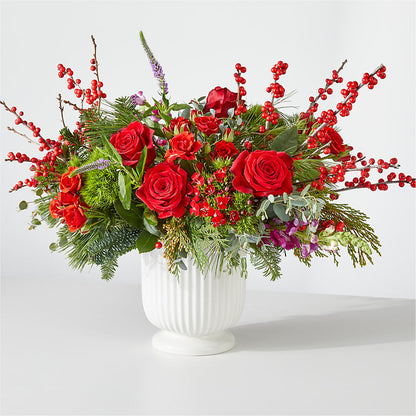 Big Red Bow Bouquet –  Heliconia Flowers Of Colombia, Cuddebackville NY