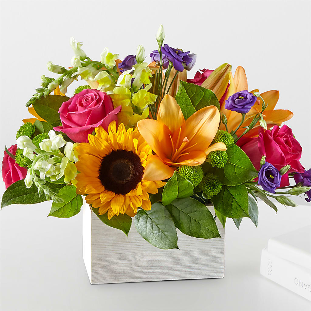Best Day Box Bouquet –  Heliconia Flowers Of Colombia, Cuddebackville NY