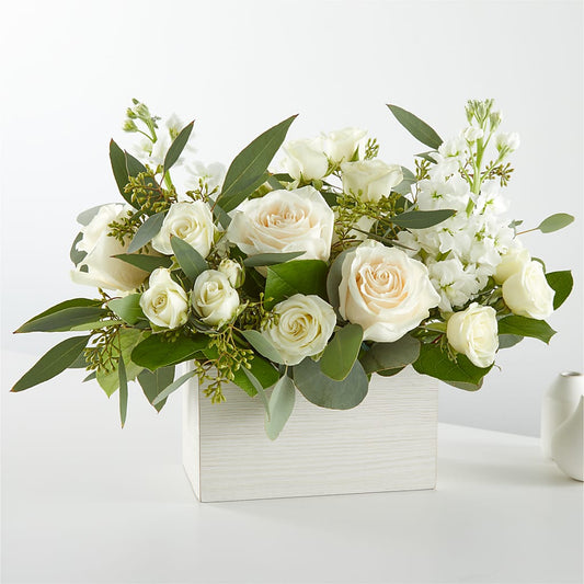 Fresh Linen Box Bouquet –  Heliconia Flowers Of Colombia, Cuddebackville NY