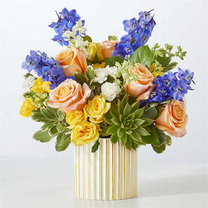 Cobalt Reverie Bouquet –  Heliconia Flowers Of Colombia, Cuddebackville NY