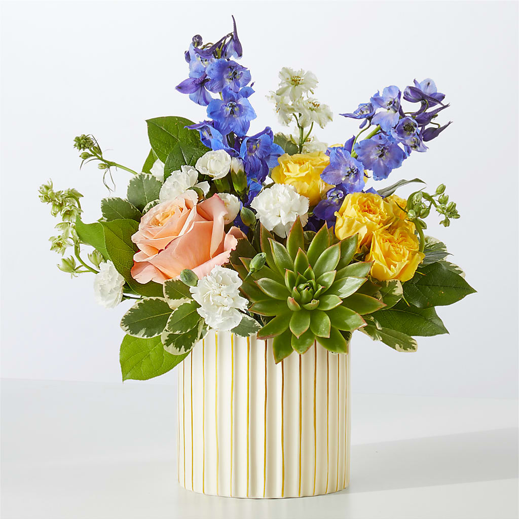 Cobalt Reverie Bouquet –  Heliconia Flowers Of Colombia, Cuddebackville NY