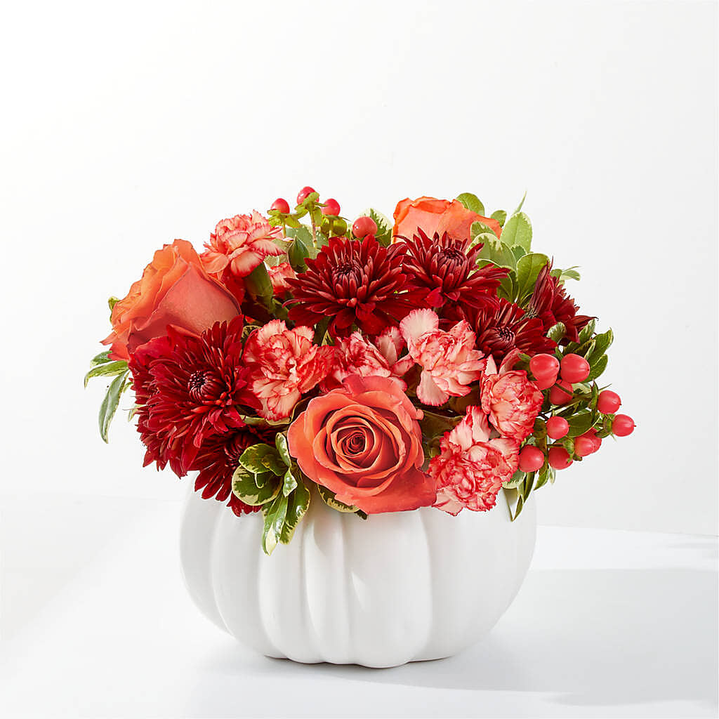 Autumn Air Pumpkin Bouquet –  Heliconia Flowers Of Colombia, Cuddebackville NY