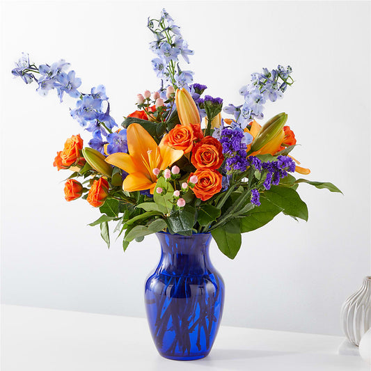 Radiant Citrus Bouquet –  Heliconia Flowers Of Colombia, Cuddebackville NY