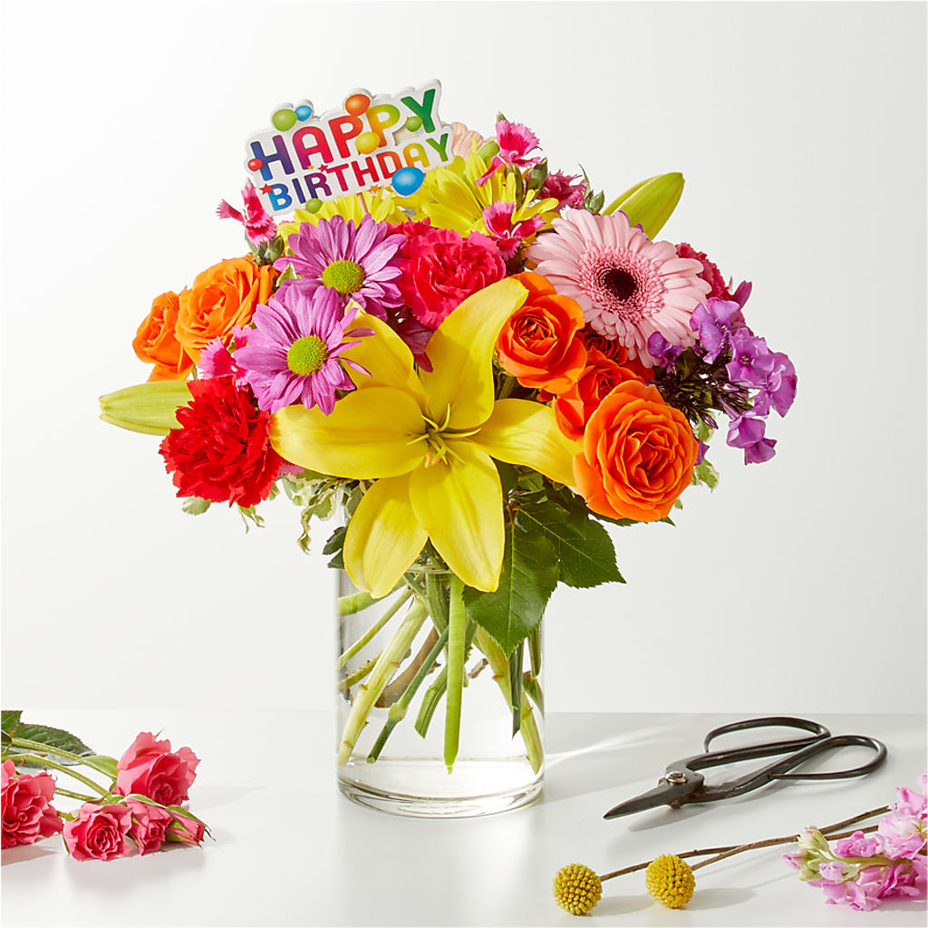 Cue the Confetti - A Florist Original –  Heliconia Flowers Of Colombia, Cuddebackville NY
