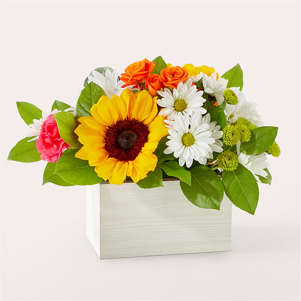 Sun-drenched Blooms Box Bouquet –  Heliconia Flowers Of Colombia, Cuddebackville NY