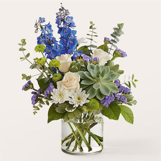 Cerulean Waves Bouquet –  Heliconia Flowers Of Colombia, Cuddebackville NY