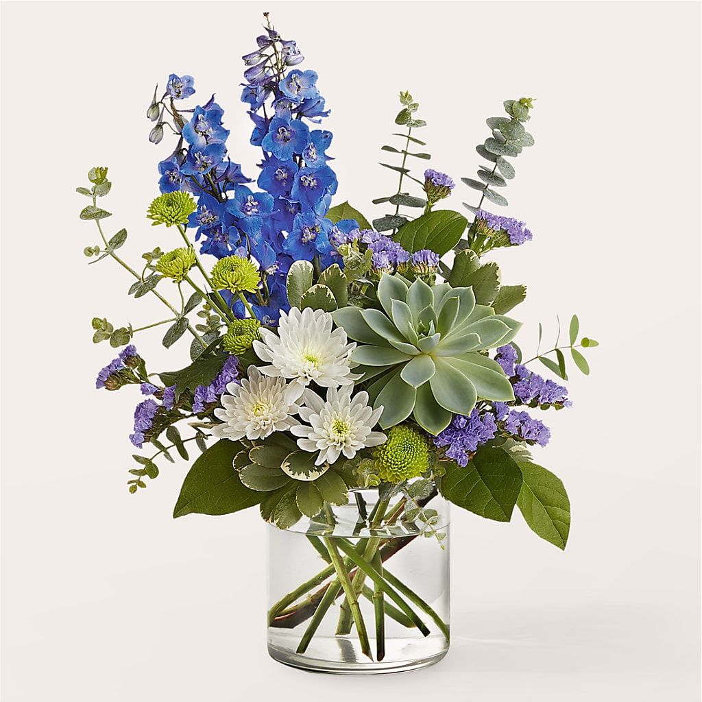 Cerulean Waves Bouquet –  Heliconia Flowers Of Colombia, Cuddebackville NY