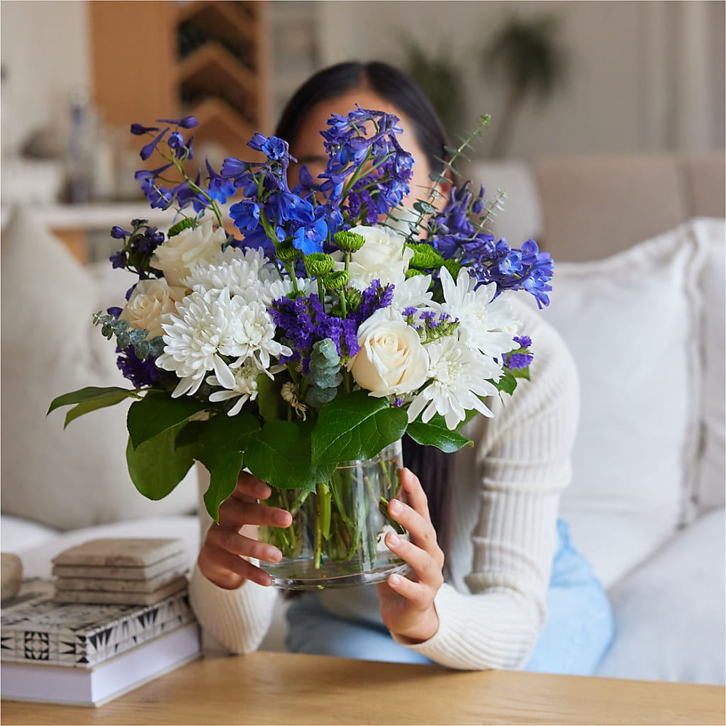 Cerulean Waves Bouquet –  Heliconia Flowers Of Colombia, Cuddebackville NY