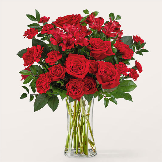 Brilliant Ruby Bouquet –  Heliconia Flowers Of Colombia, Cuddebackville NY