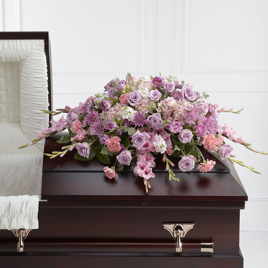 Immorata Casket Spray –  Heliconia Flowers Of Colombia, Cuddebackville NY