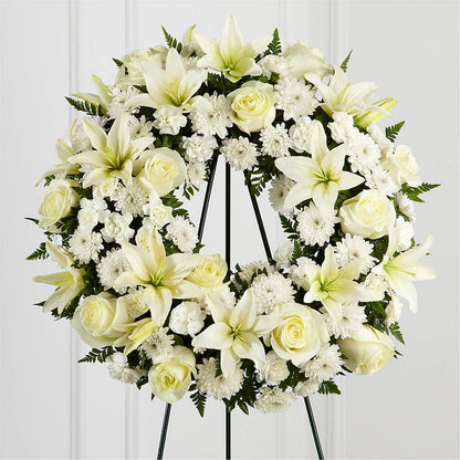 Treasured Tribute Wreath –  Heliconia Flowers Of Colombia, Cuddebackville NY
