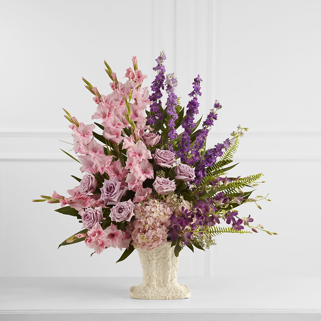 Flowing Garden Arrangement –  Heliconia Flowers Of Colombia, Cuddebackville NY