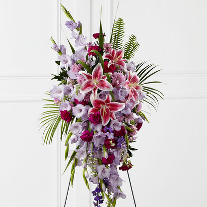 Tender Touch Standing Spray –  Heliconia Flowers Of Colombia, Cuddebackville NY
