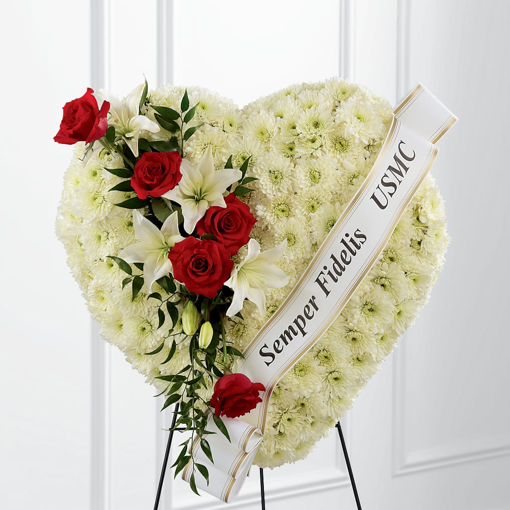 Heartfelt Hero Standing Heart –  Heliconia Flowers Of Colombia, Cuddebackville NY