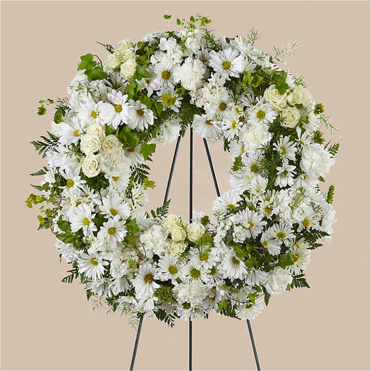 Faithful Wishes Wreath –  Heliconia Flowers Of Colombia, Cuddebackville NY