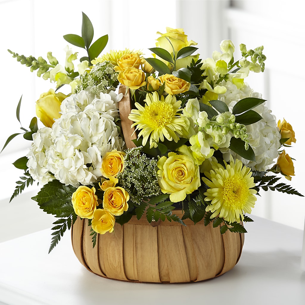 Rustic Remembrance Basket –  Heliconia Flowers Of Colombia, Cuddebackville NY