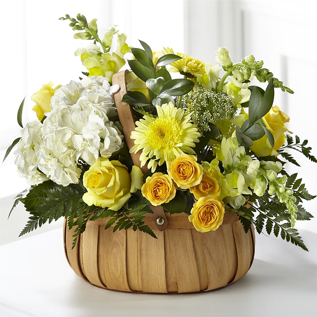 Rustic Remembrance Basket –  Heliconia Flowers Of Colombia, Cuddebackville NY