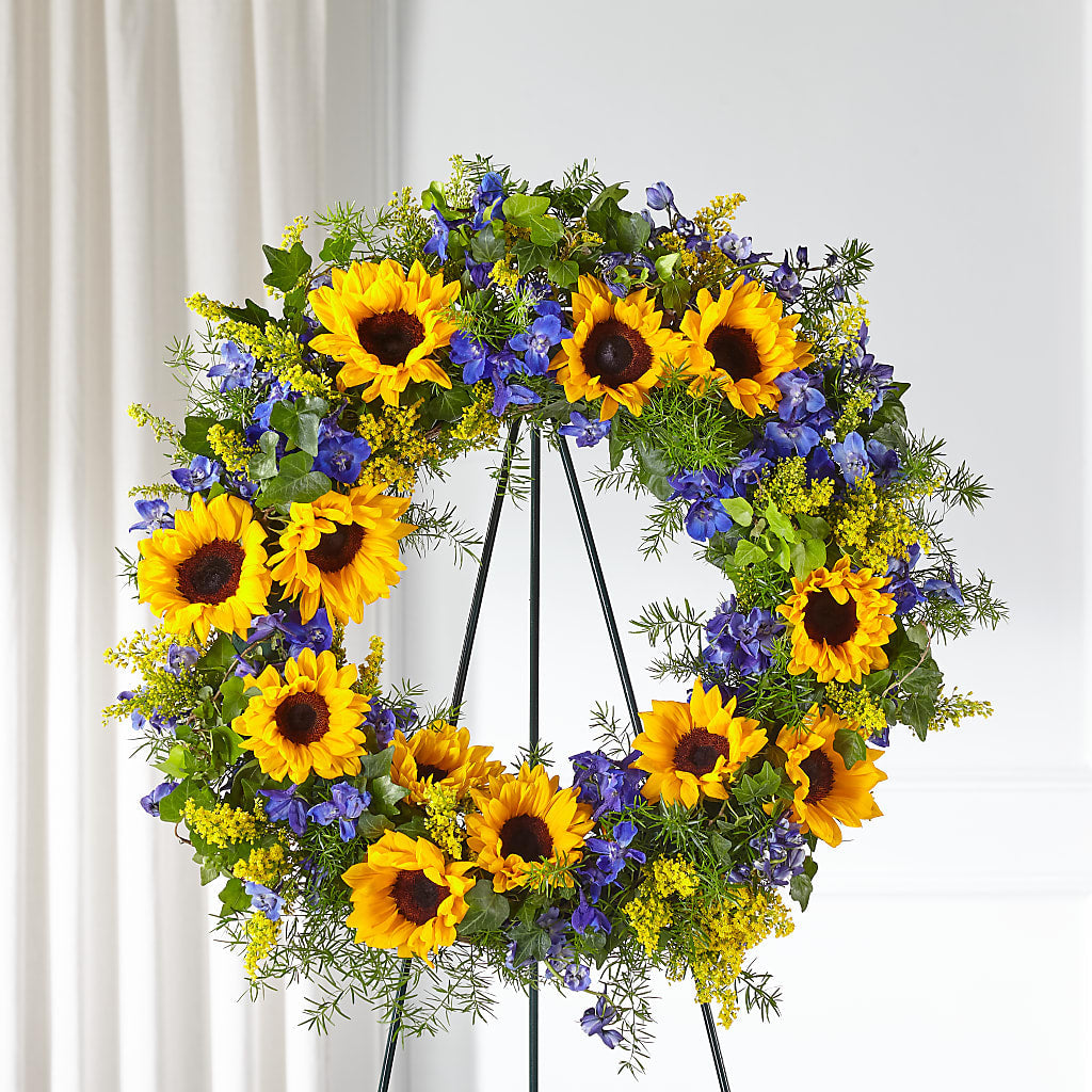Bright Rays Wreath –  Heliconia Flowers Of Colombia, Cuddebackville NY