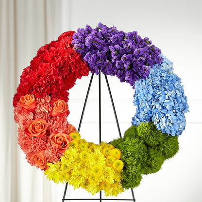 Circle of Love Wreath –  Heliconia Flowers Of Colombia, Cuddebackville NY