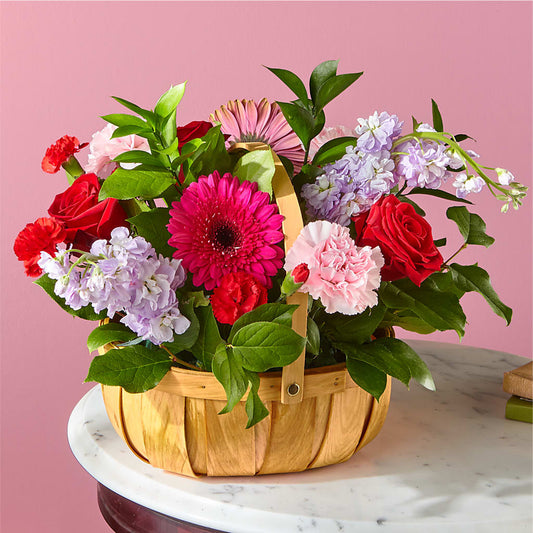 Pink Picnic Basket –  Heliconia Flowers Of Colombia, Cuddebackville NY