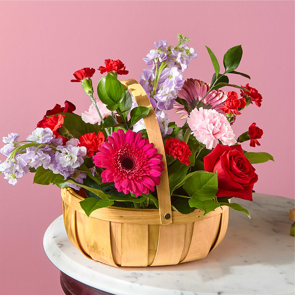 Pink Picnic Basket –  Heliconia Flowers Of Colombia, Cuddebackville NY
