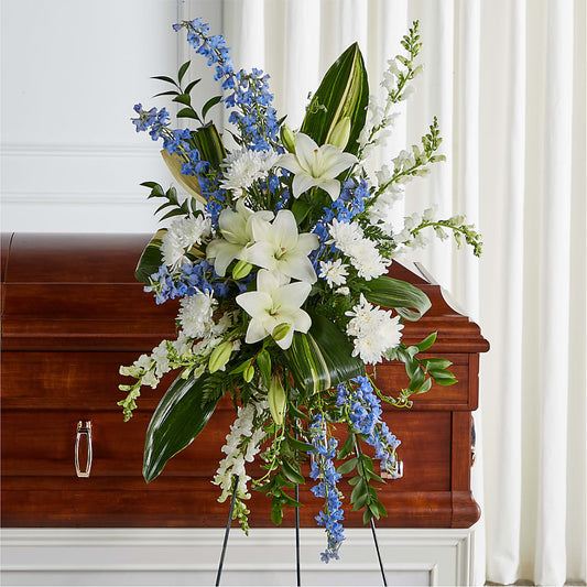 Eternal Impressions Standing Spray –  Heliconia Flowers Of Colombia, Cuddebackville NY