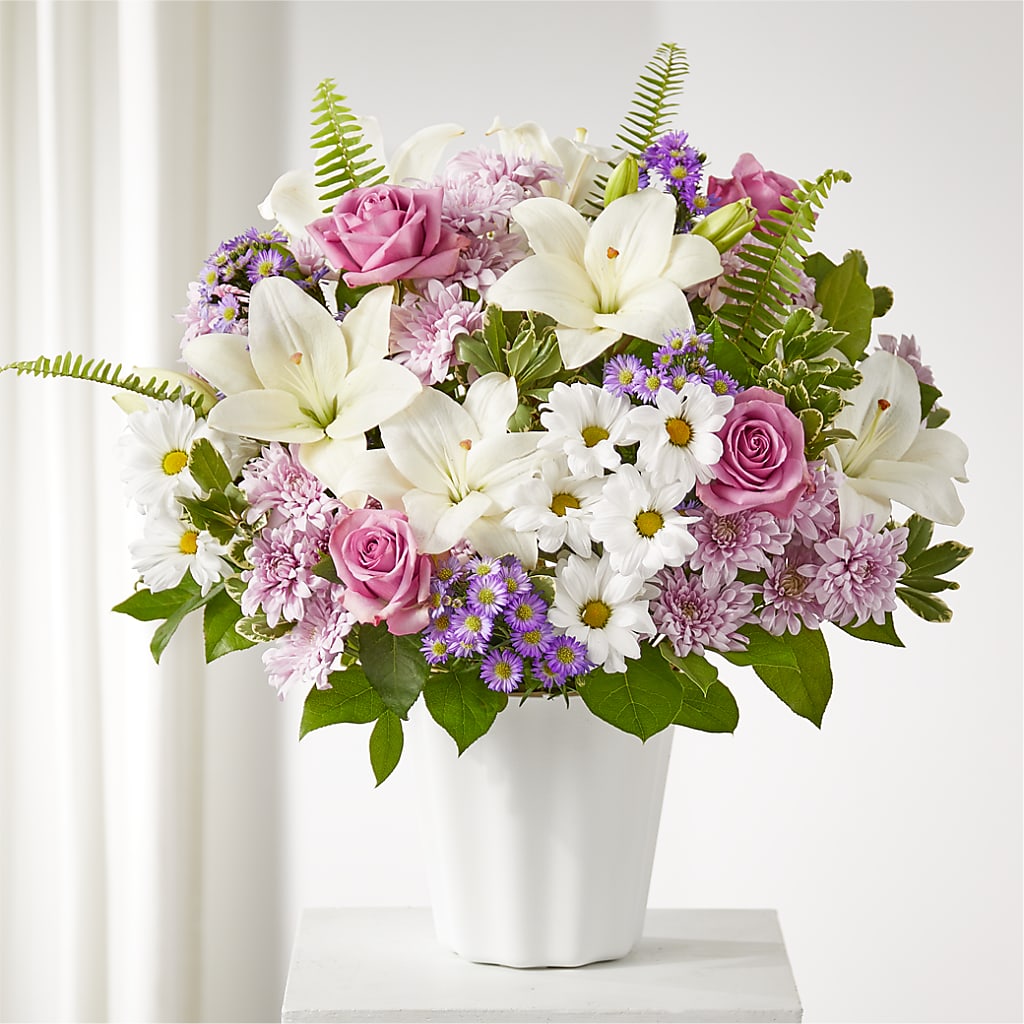 Warmest Thoughts Tabletop Basket –  Heliconia Flowers Of Colombia, Cuddebackville NY