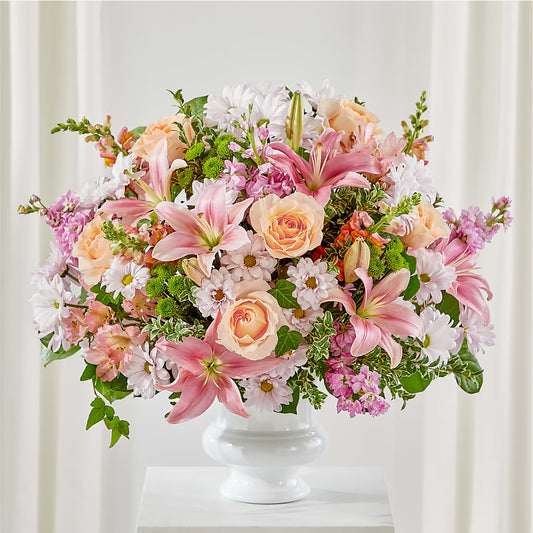 Heartfelt Gesture Urn Arrangement –  Heliconia Flowers Of Colombia, Cuddebackville NY
