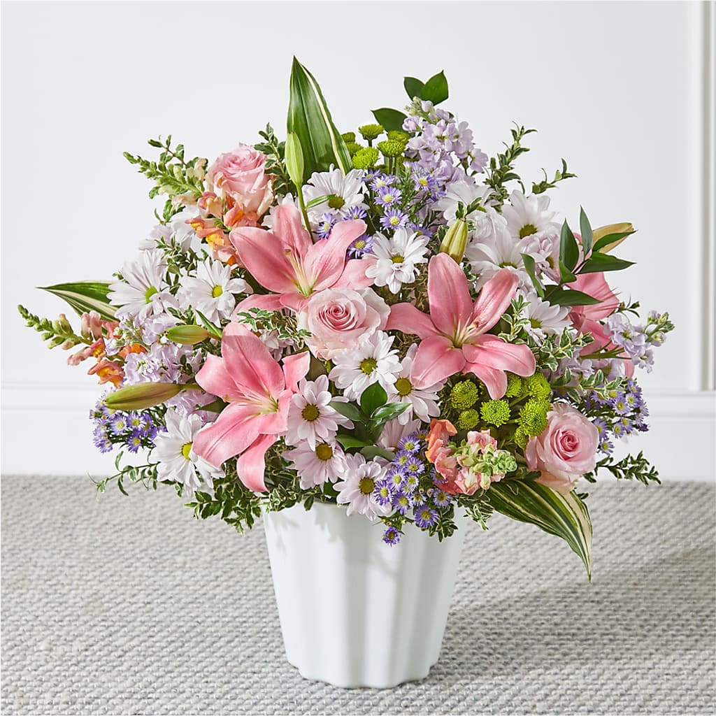 Abundant Compassion Floor Basket –  Heliconia Flowers Of Colombia, Cuddebackville NY