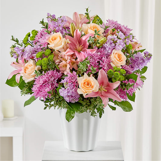 Supportive Embrace Tabletop Basket –  Heliconia Flowers Of Colombia, Cuddebackville NY