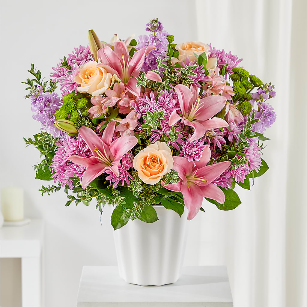 Supportive Embrace Tabletop Basket –  Heliconia Flowers Of Colombia, Cuddebackville NY