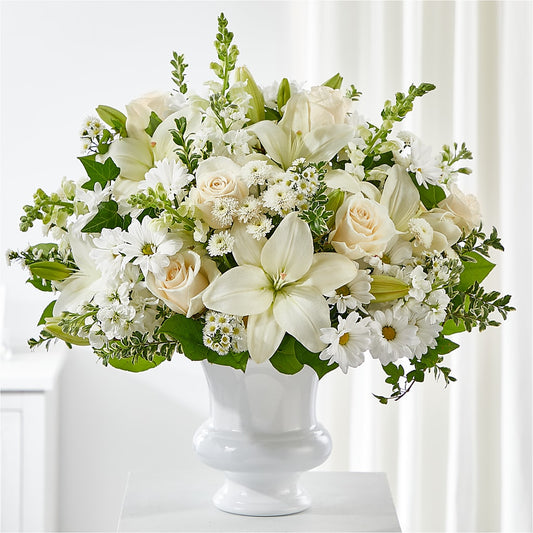 Uplifting Urn Arrangement –  Heliconia Flowers Of Colombia, Cuddebackville NY