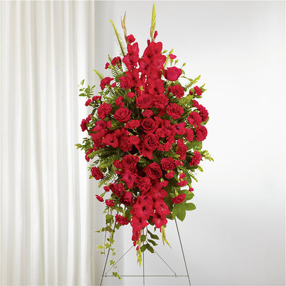 From the Heart Standing Spray –  Heliconia Flowers Of Colombia, Cuddebackville NY