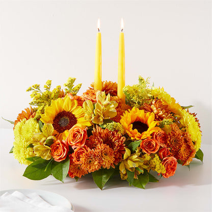 Autumn Harmony Centerpiece –  Heliconia Flowers Of Colombia, Cuddebackville NY