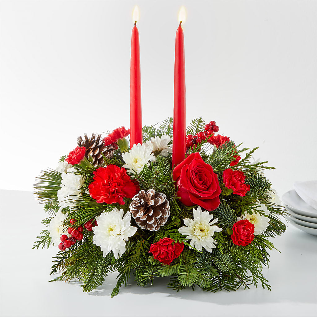 Holiday Soiree Centerpiece –  Heliconia Flowers Of Colombia, Cuddebackville NY