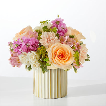 Paradise Bouquet with Ivory Vase –  Heliconia Flowers Of Colombia, Cuddebackville NY