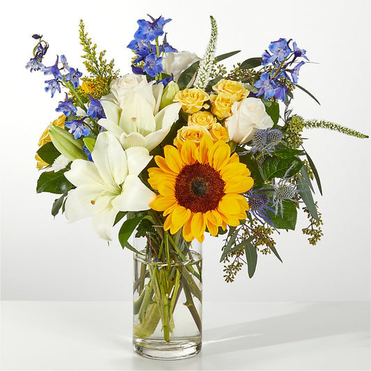 Wonderfully Sunny Bouquet –  Heliconia Flowers Of Colombia, Cuddebackville NY