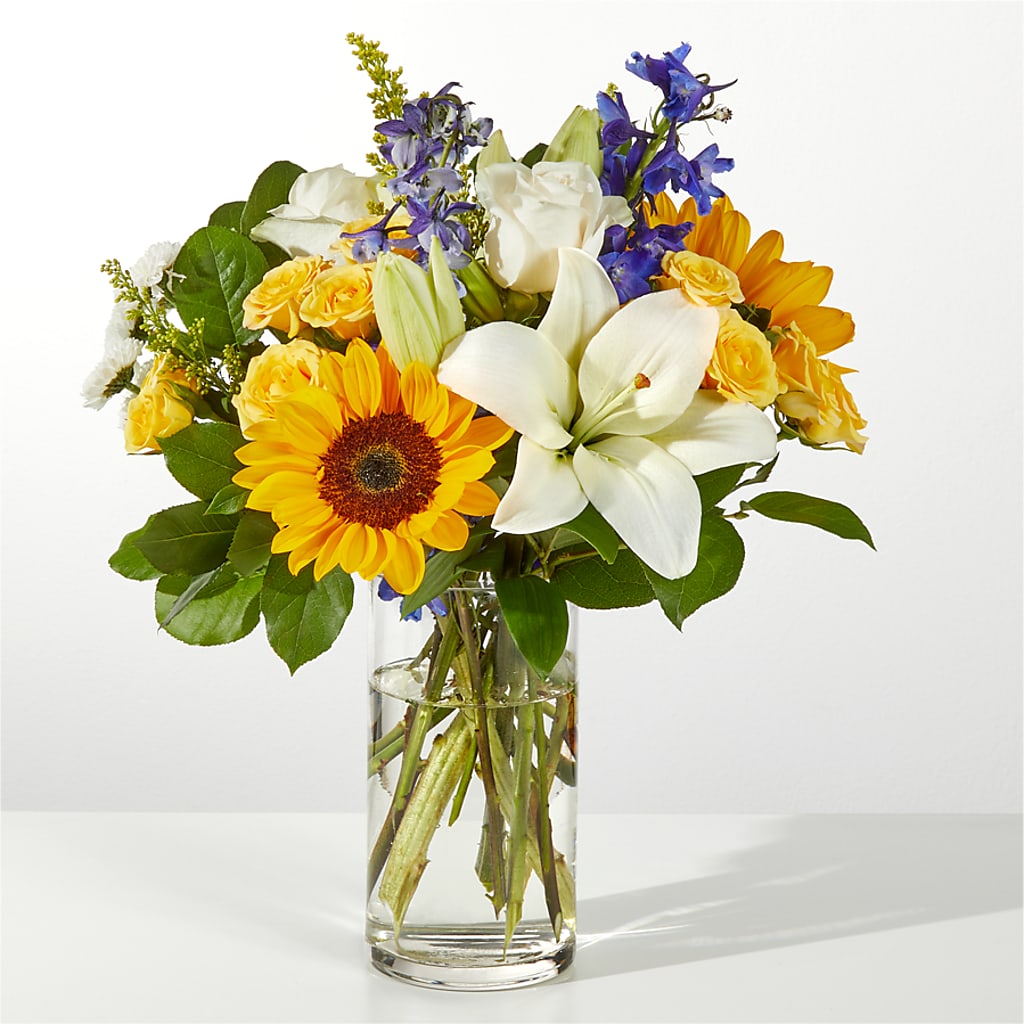 Wonderfully Sunny Bouquet –  Heliconia Flowers Of Colombia, Cuddebackville NY