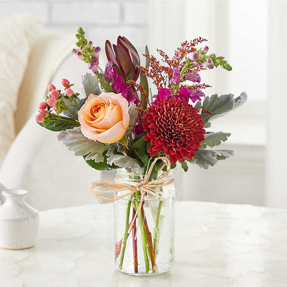 Moody Hues Bouquet –  Heliconia Flowers Of Colombia, Cuddebackville NY