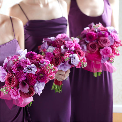 Bridesmaid's Garden Bouquet –  Heliconia Flowers Of Colombia, Cuddebackville NY