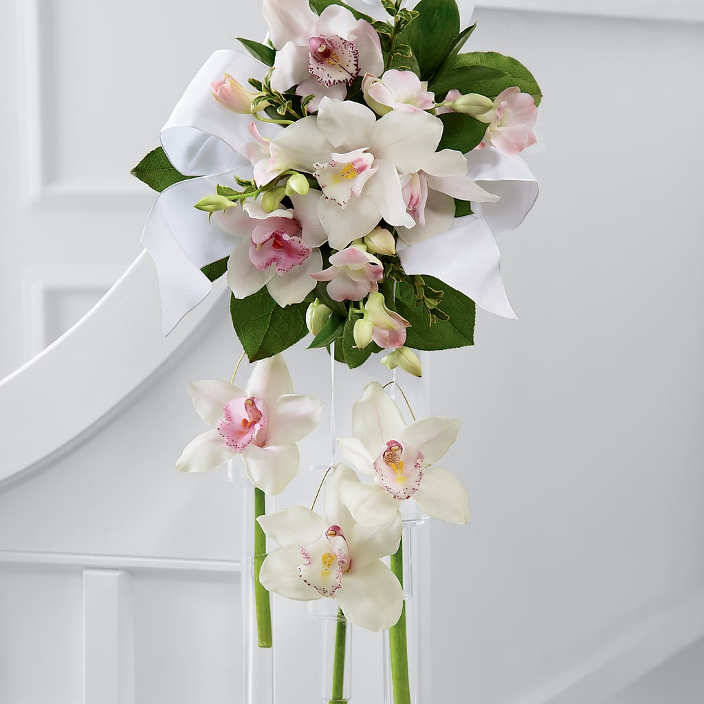 Perfect Entrance Pew Arrangement –  Heliconia Flowers Of Colombia, Cuddebackville NY