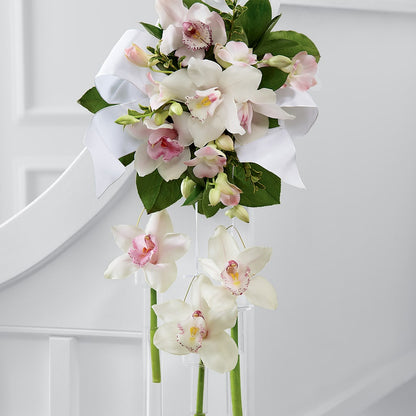 Perfect Entrance Pew Arrangement –  Heliconia Flowers Of Colombia, Cuddebackville NY