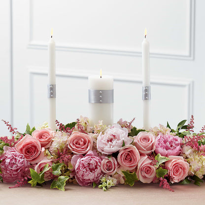 Worldwide Romance Unity Candle Arrangement –  Heliconia Flowers Of Colombia, Cuddebackville NY