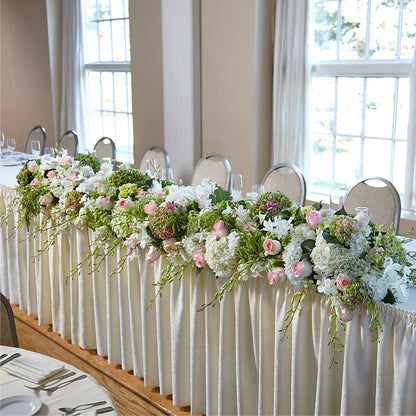State of Joy Head Table Arrangement –  Heliconia Flowers Of Colombia, Cuddebackville NY
