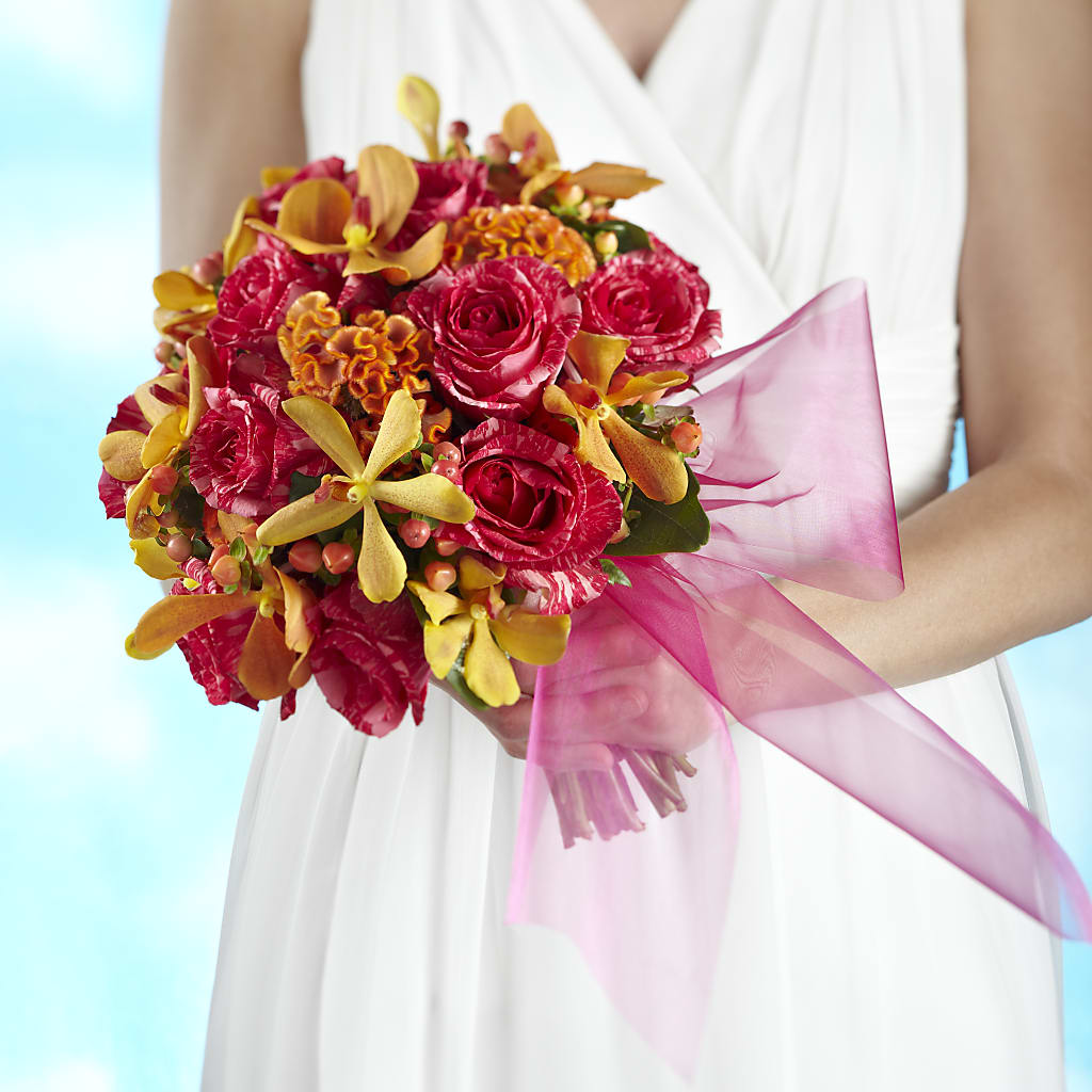 Brilliant Shades of Love Bouquet –  Heliconia Flowers Of Colombia, Cuddebackville NY