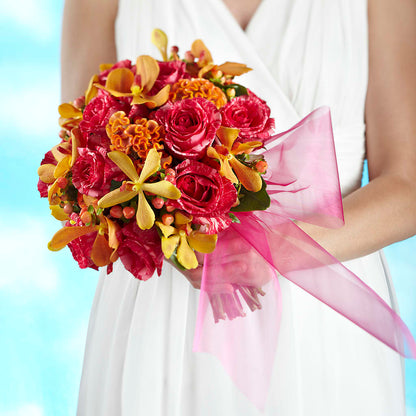 Brilliant Shades of Love Bouquet –  Heliconia Flowers Of Colombia, Cuddebackville NY
