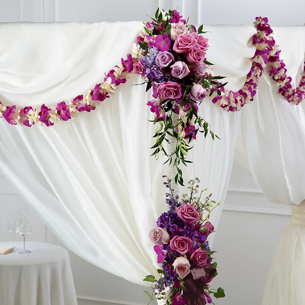 Color & Light Chuppah Decor –  Heliconia Flowers Of Colombia, Cuddebackville NY