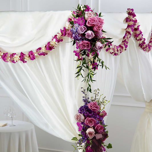 Color & Light Chuppah Decor –  Heliconia Flowers Of Colombia, Cuddebackville NY