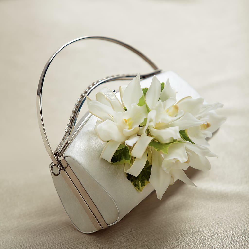 White Purse Decor –  Heliconia Flowers Of Colombia, Cuddebackville NY