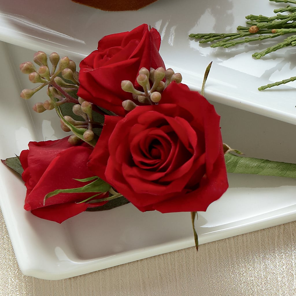 Red Spray Rose Boutonniere –  Heliconia Flowers Of Colombia, Cuddebackville NY